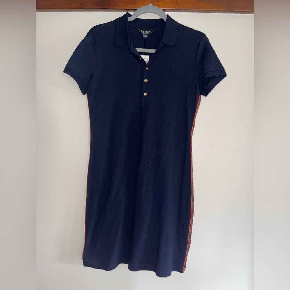 Lauren Ralph Lauren blue collared dress